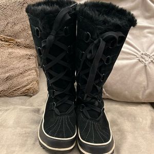 Sorel womens suede waterproof winter boots